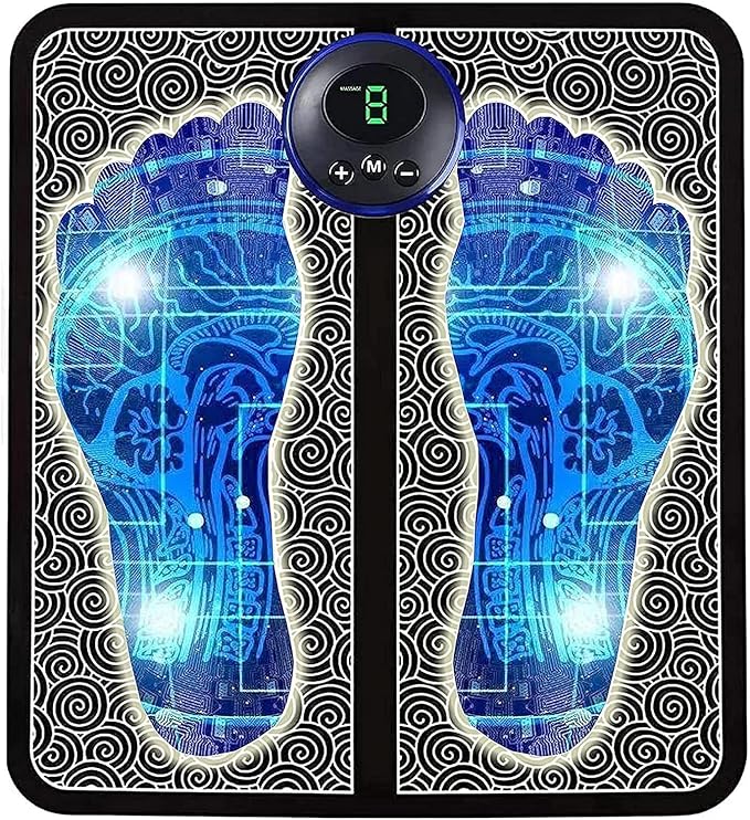 Foot Massager Pain Relief,Wireless Electric Ems Massage Machine Mat