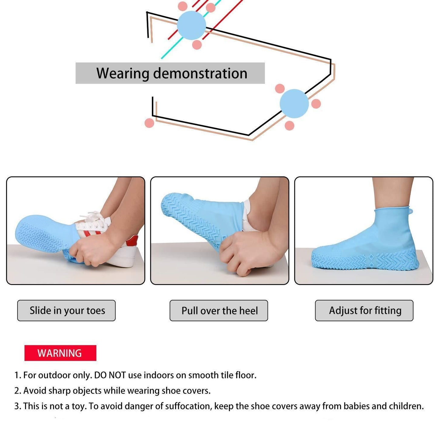 ShoeShield™ - Waterproof Silicone Shoes Cover 🌧️👞 (Buy 1 Get 1 Free🔥🔥)
