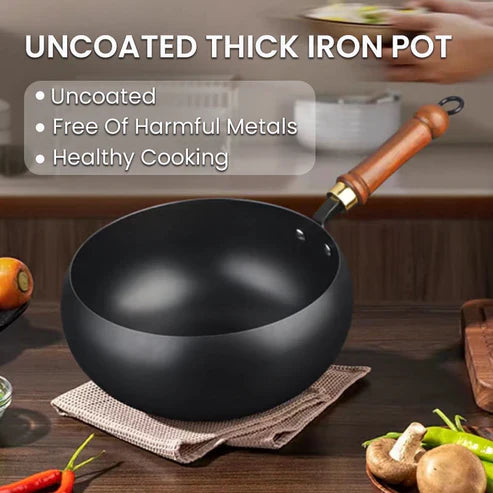 🔥  🔥Hot Sale 70% OFF🔥Artisan Unenameled Cast Iron Casserole