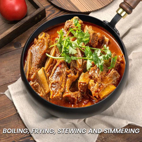 🔥Hot Sale 70% OFF🔥Artisan Unenameled Cast Iron Casserole