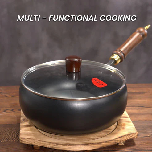 🔥Hot Sale 70% OFF🔥Artisan Unenameled Cast Iron Casserole